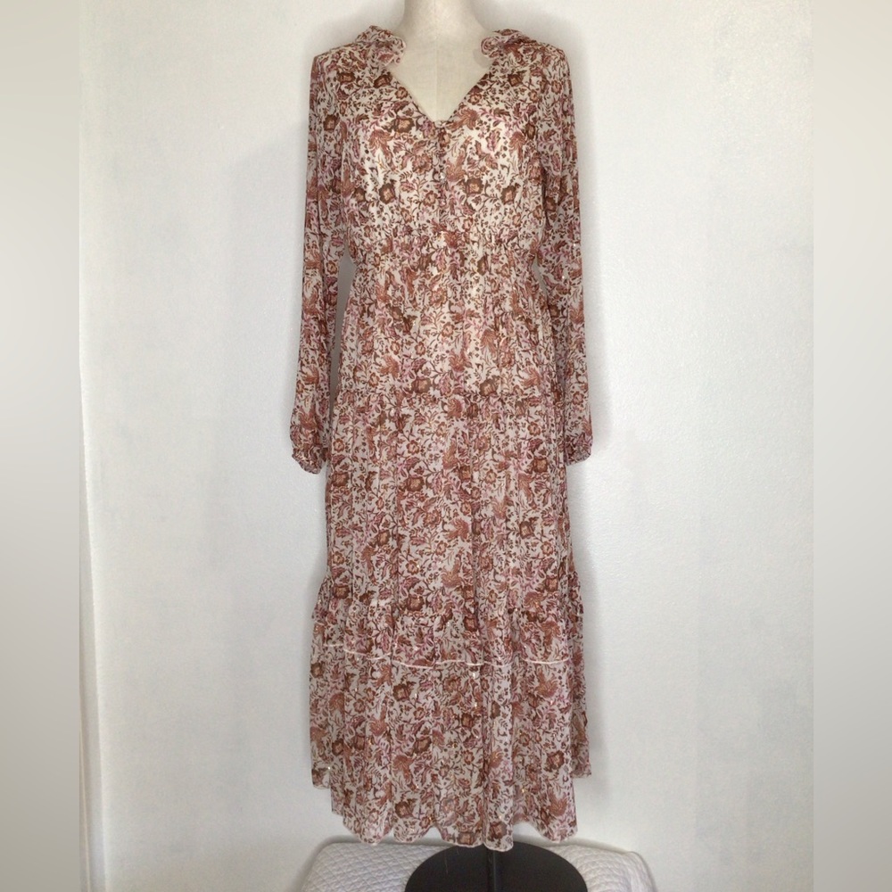 Piper & Scoot The Halpert Tiered Midi Dress - Picture 3 of 15
